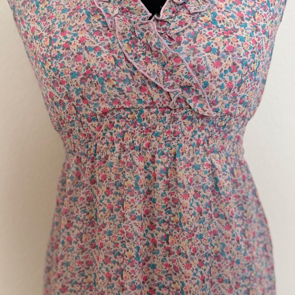 Future State Floral Sleeveless Pink Dress in Small - Picture 5 of 6